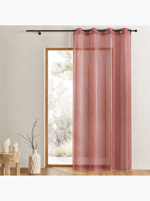 Cortina de organza com gotículas metálicas - Kiabi