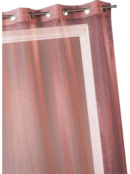 Cortina de organza com gotículas metálicas - Kiabi