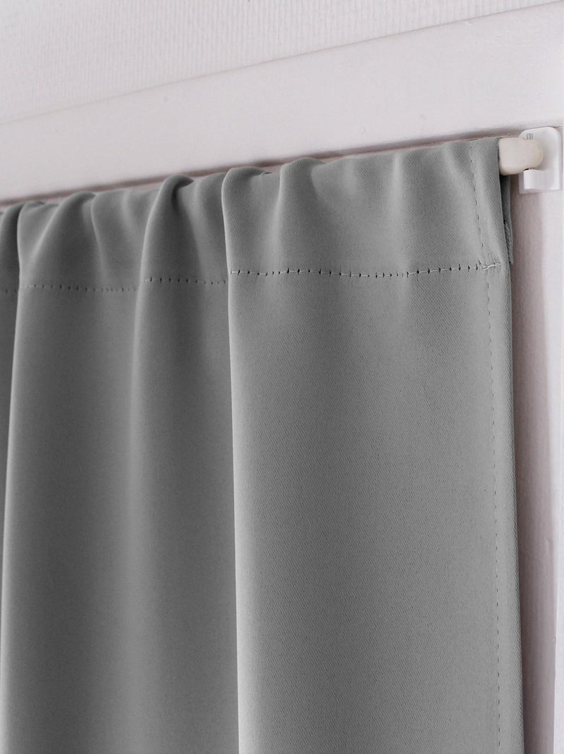 Cortina de porta blackout Cinza claro - Kiabi