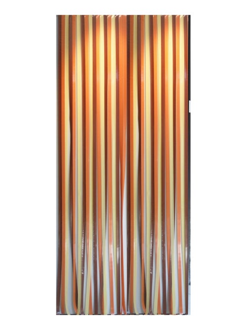 Cortina de porta com tiras coloridas - Kiabi