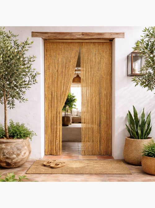 Cortina de varas de bambu envernizado - Kiabi