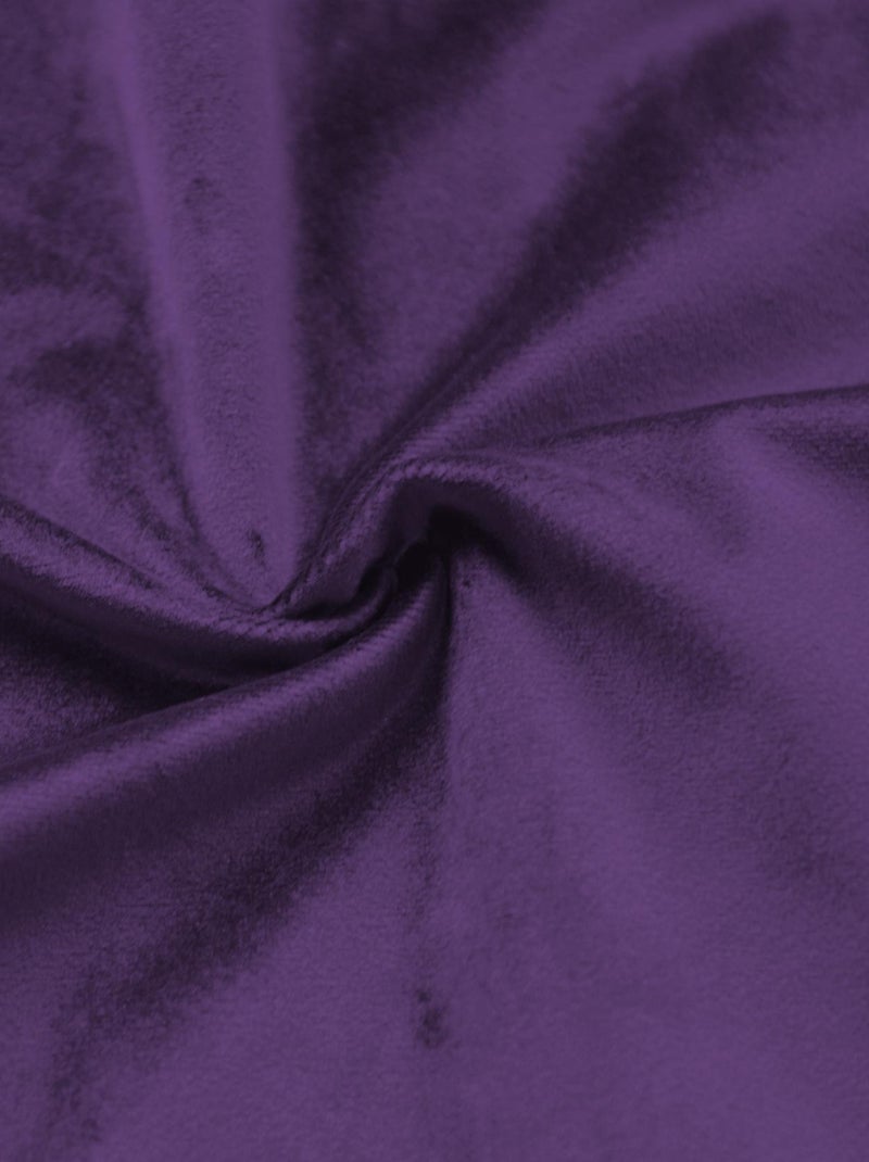 Cortina de veludo feltrado simples Roxo - Kiabi