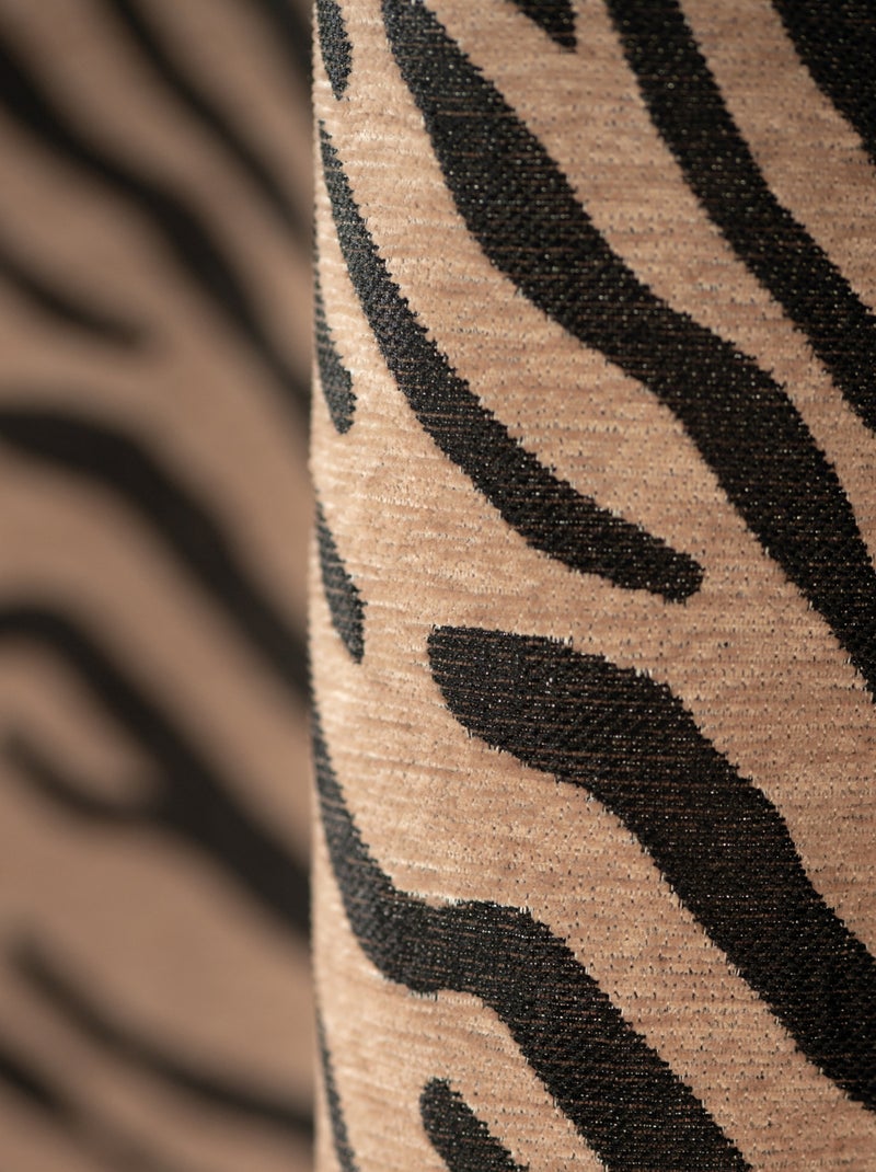 Cortina de zebra jacquard Preto - Kiabi