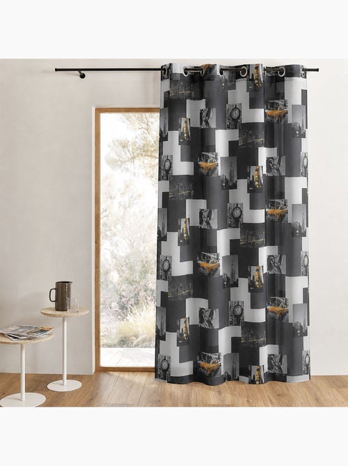 Cortina difusora com estampados de nova iorque - Kiabi