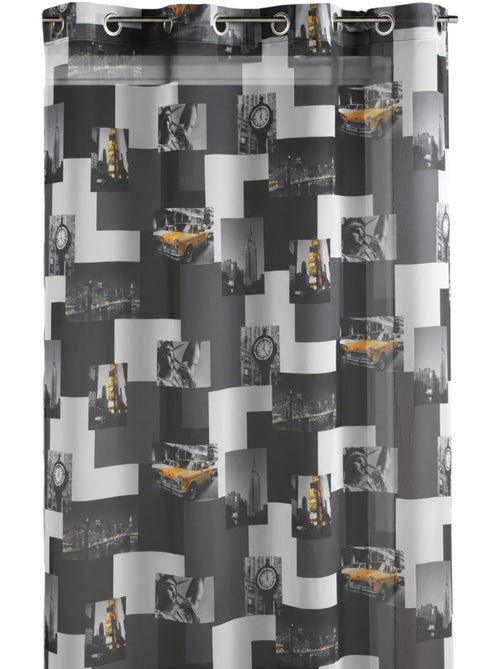 Cortina difusora com estampados de nova iorque - Kiabi