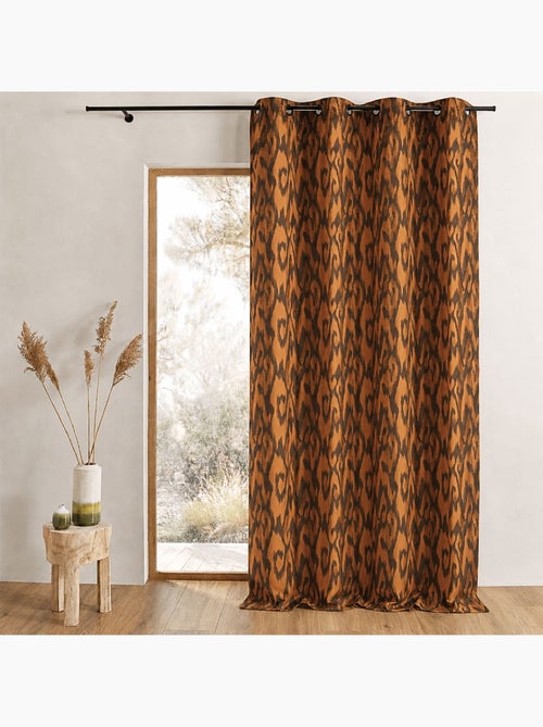 Cortina difusora em jacquard com motivos barrocos - Kiabi