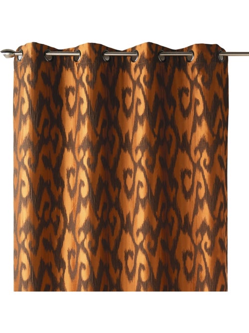 Cortina difusora em jacquard com motivos barrocos - Kiabi