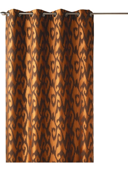 Cortina difusora em jacquard com motivos barrocos - Kiabi