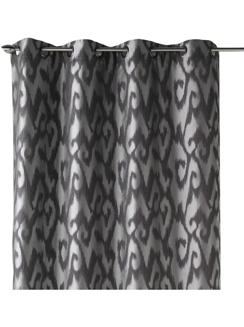 Cortina difusora em jacquard com motivos barrocos - Kiabi