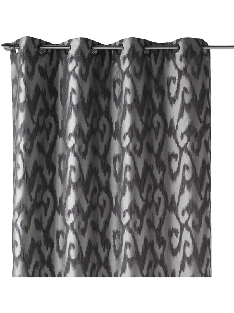 Cortina difusora em jacquard com motivos barrocos Cinza claro - Kiabi