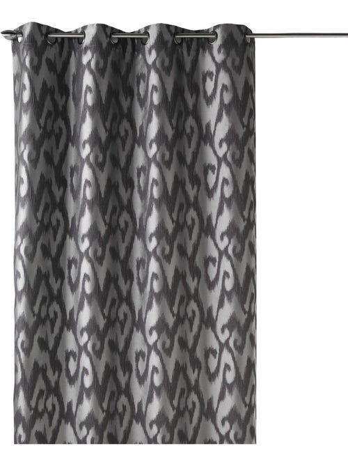 Cortina difusora em jacquard com motivos barrocos - Kiabi