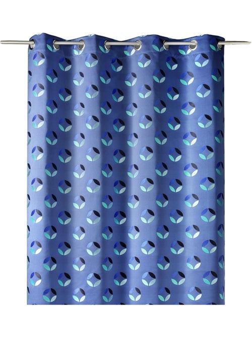 Cortina difusora em jacquard com motivos em forma de roseta - Kiabi