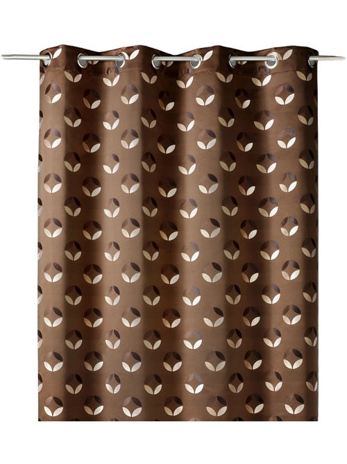 Cortina difusora em jacquard com motivos em forma de roseta - Kiabi
