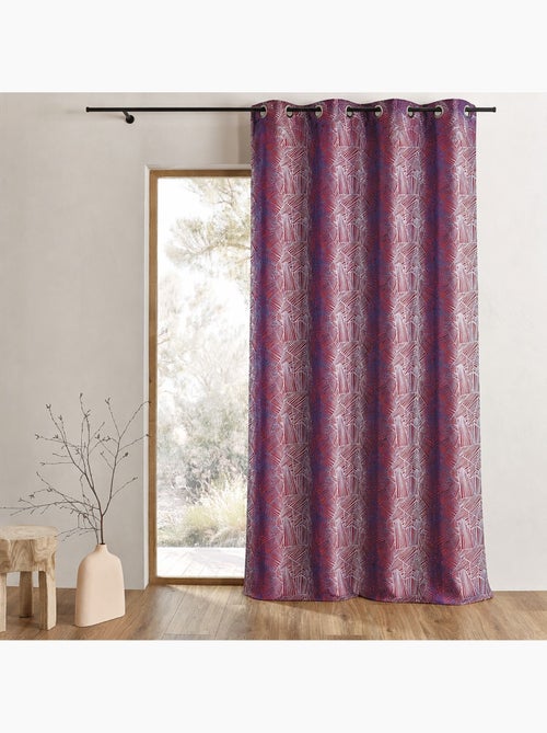 Cortina difusora em jacquard com motivos étnicos - Kiabi