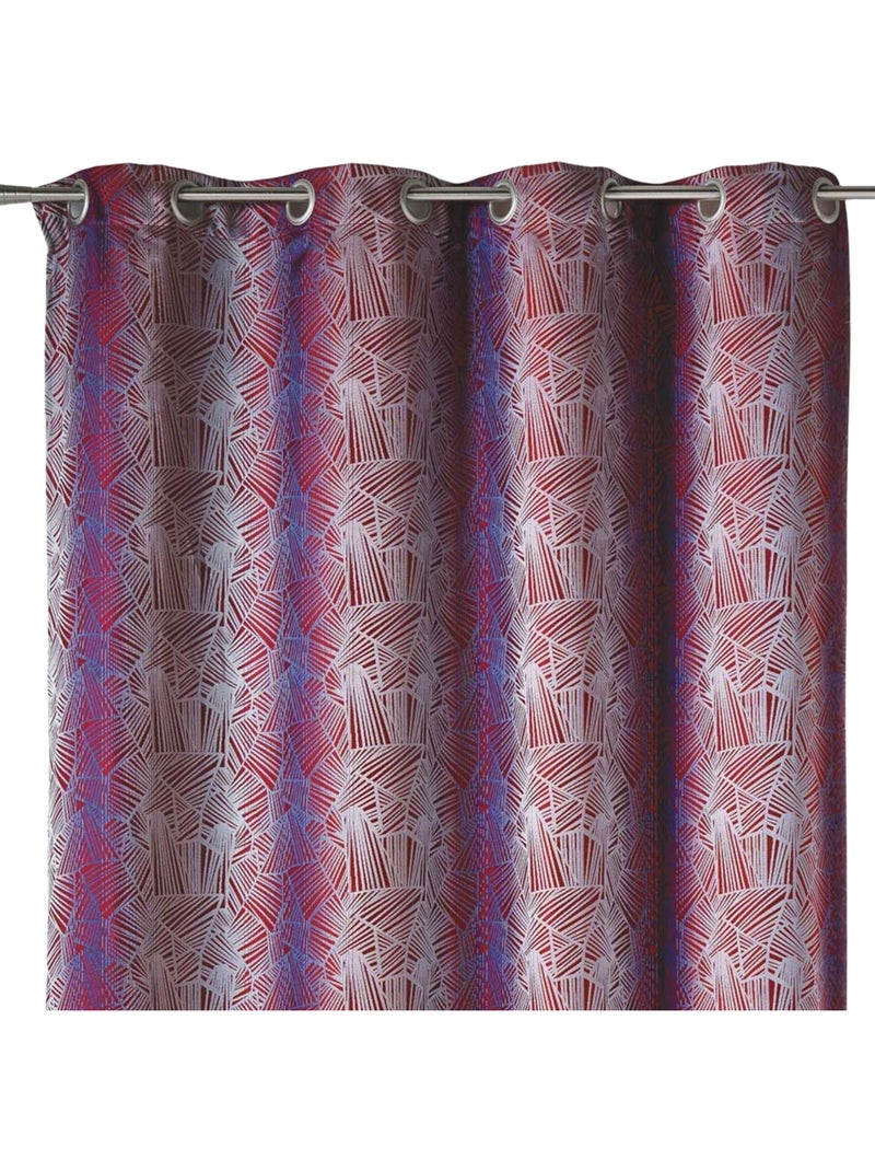 Cortina difusora em jacquard com motivos étnicos Lilás-claro - Kiabi