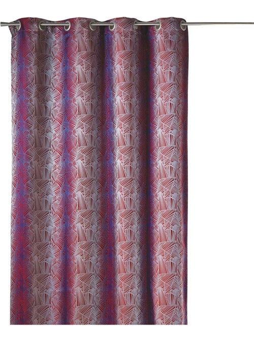 Cortina difusora em jacquard com motivos étnicos - Kiabi