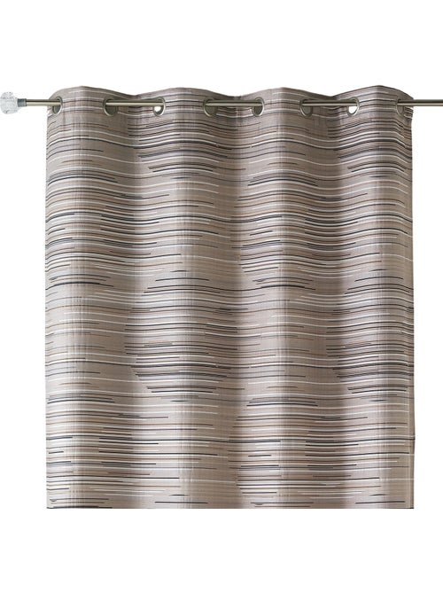 Cortina difusora em jacquard com motivos gráficos - Kiabi