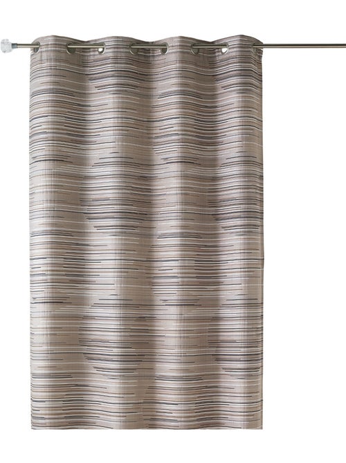 Cortina difusora em jacquard com motivos gráficos - Kiabi