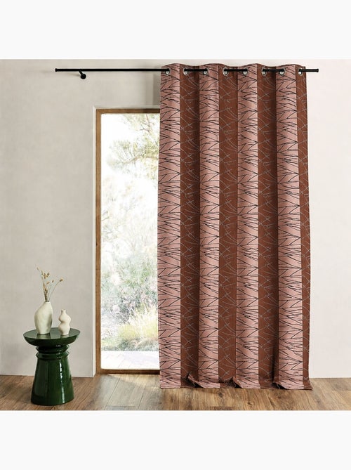 Cortina difusora em jacquard com riscas verticais de design - Kiabi