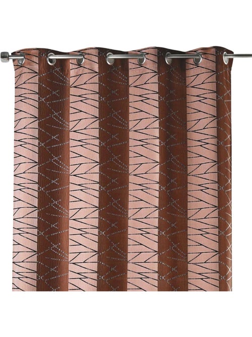 Cortina difusora em jacquard com riscas verticais de design - Kiabi