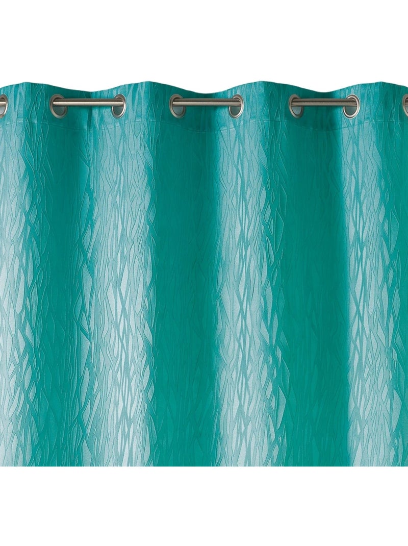 Cortina difusora em jacquard estampado Azul-celeste - Kiabi