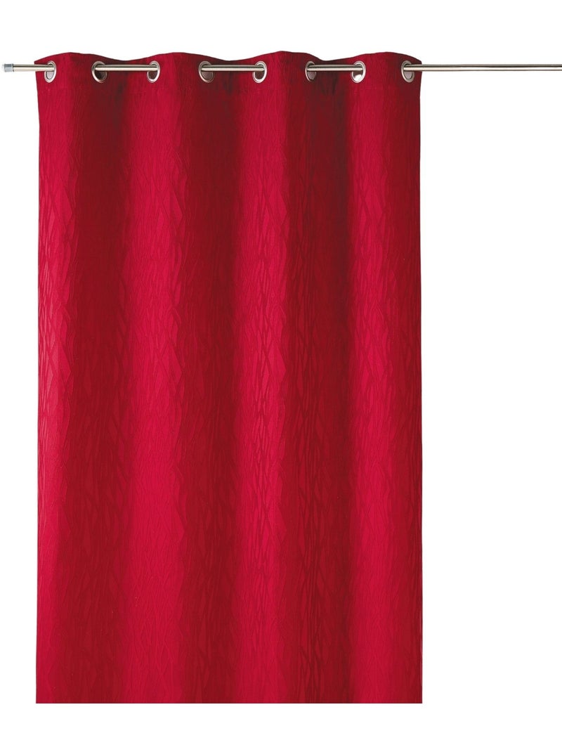 Cortina difusora em jacquard estampado Bordô - Kiabi