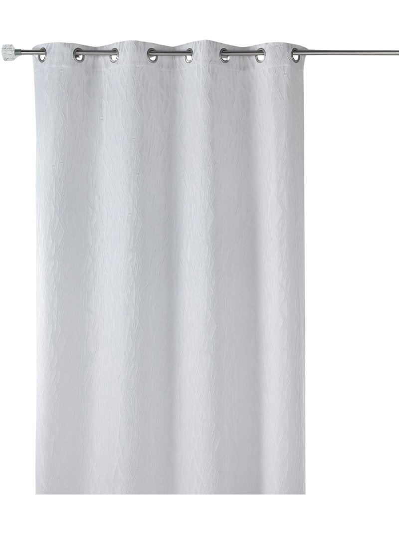 Cortina difusora em jacquard estampado Branco - Kiabi