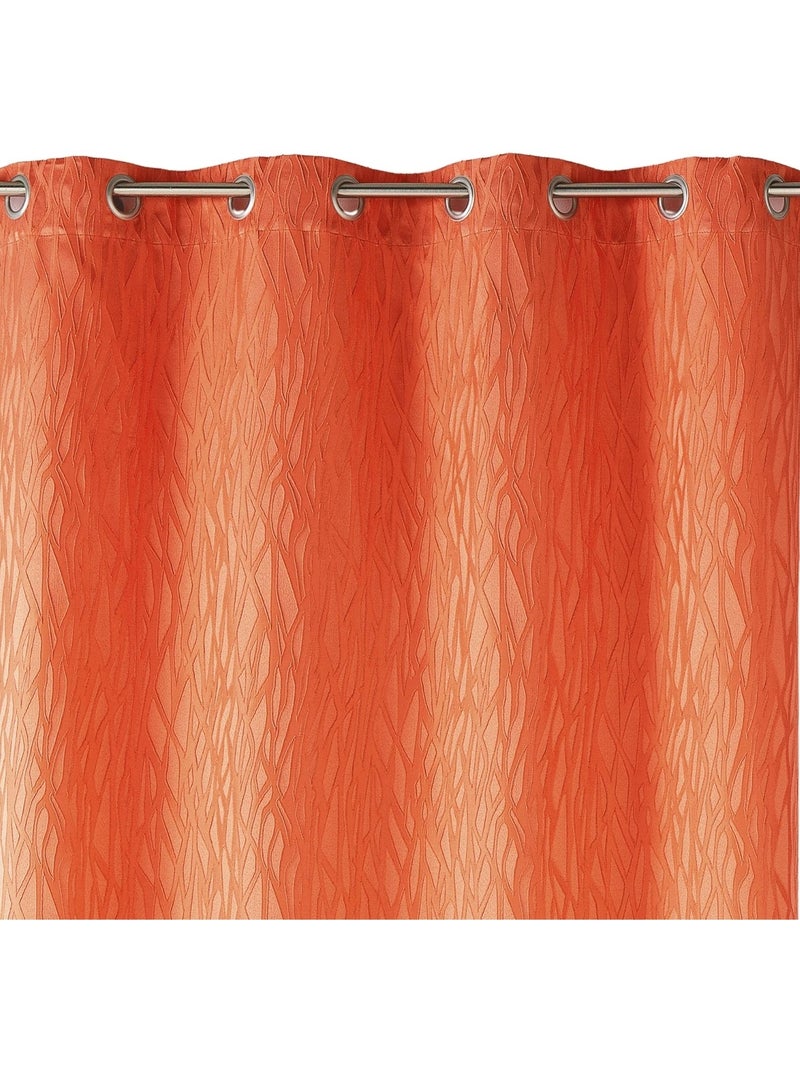 Cortina difusora em jacquard estampado Laranja - Kiabi