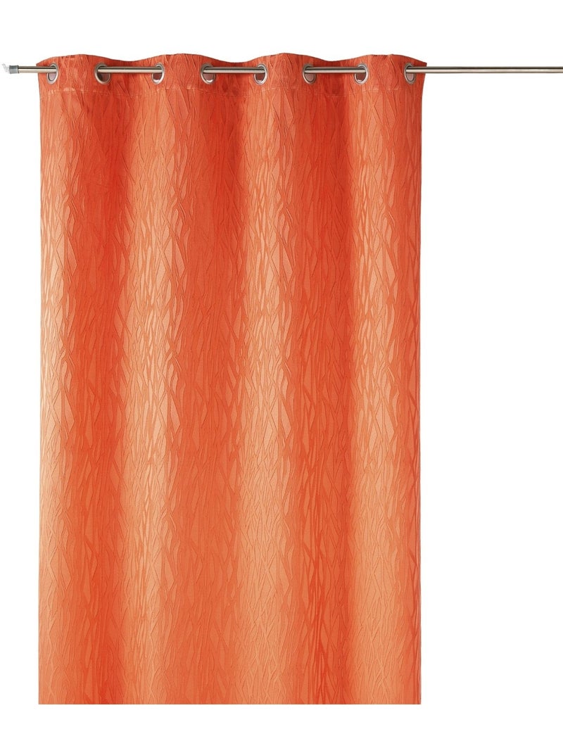 Cortina difusora em jacquard estampado Laranja - Kiabi