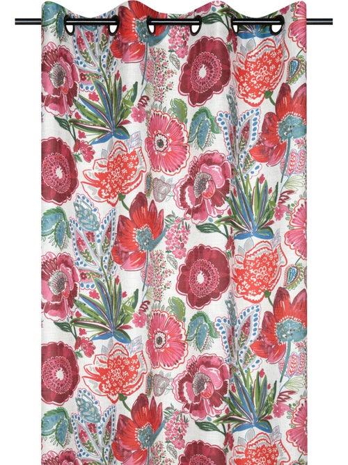 Cortina difusora em polilina com padrão floral - Kiabi