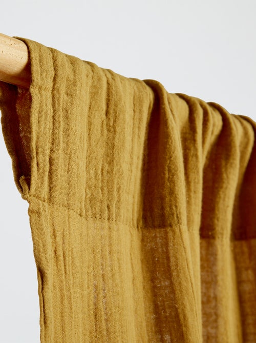 Cortina em gaze de algodão - Kiabi