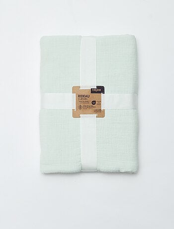 Cortina em gaze de algodão