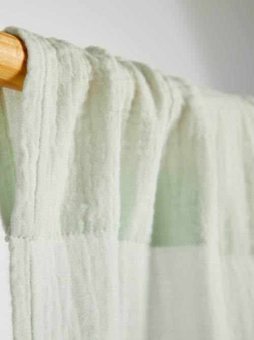 Cortina em gaze de algodão - Kiabi