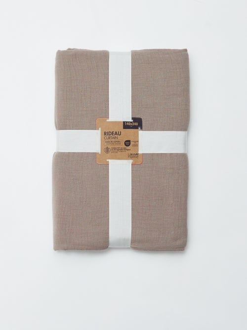 Cortina em gaze de algodão - Kiabi