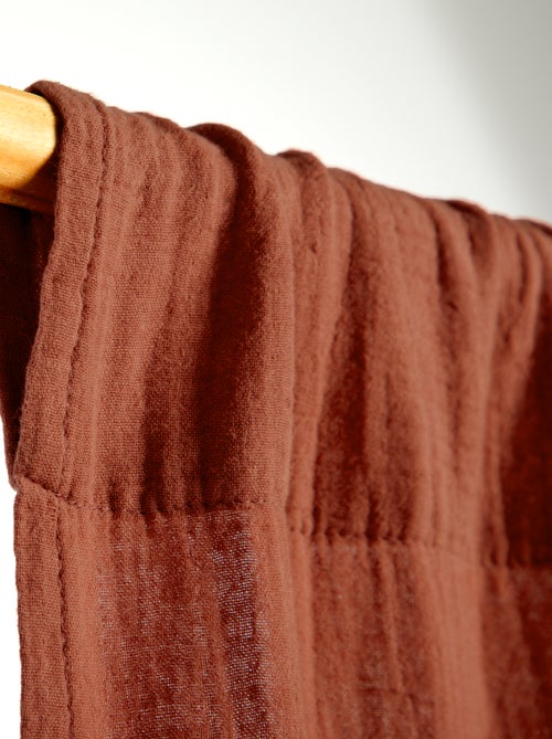 Cortina em gaze de algodão - Kiabi