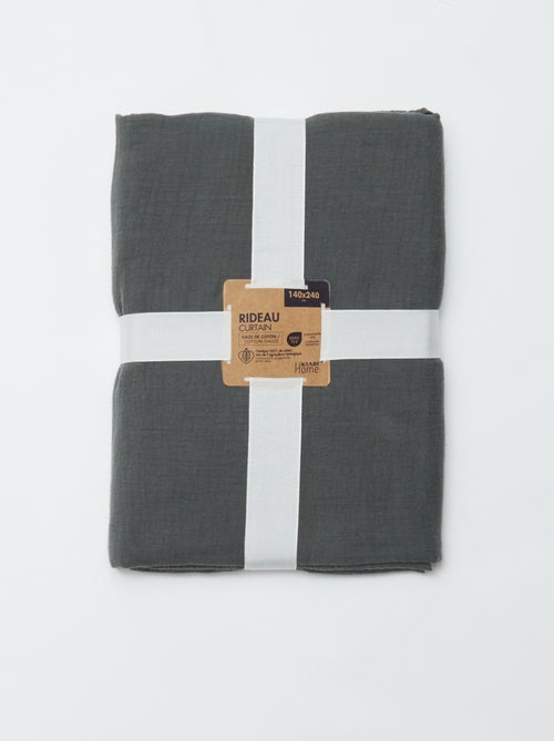 Cortina em gaze de algodão - Kiabi