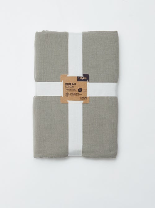 Cortina em gaze de algodão - Kiabi