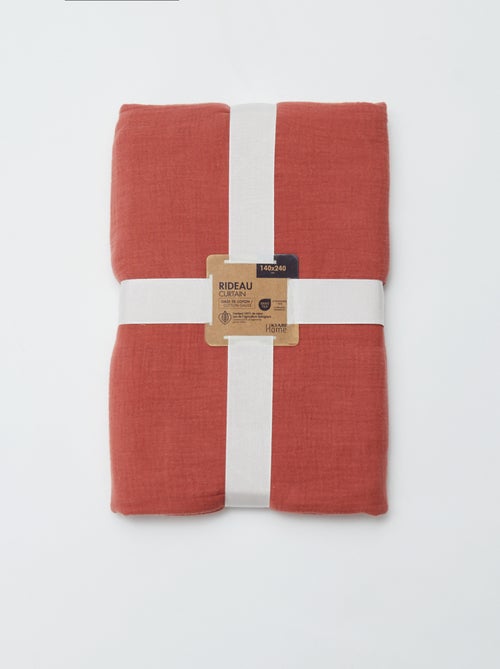 Cortina em gaze de algodão - Kiabi