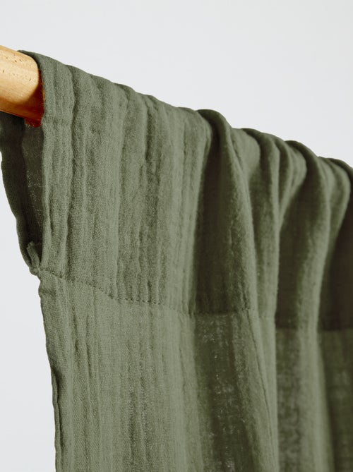 Cortina em gaze de algodão - Kiabi