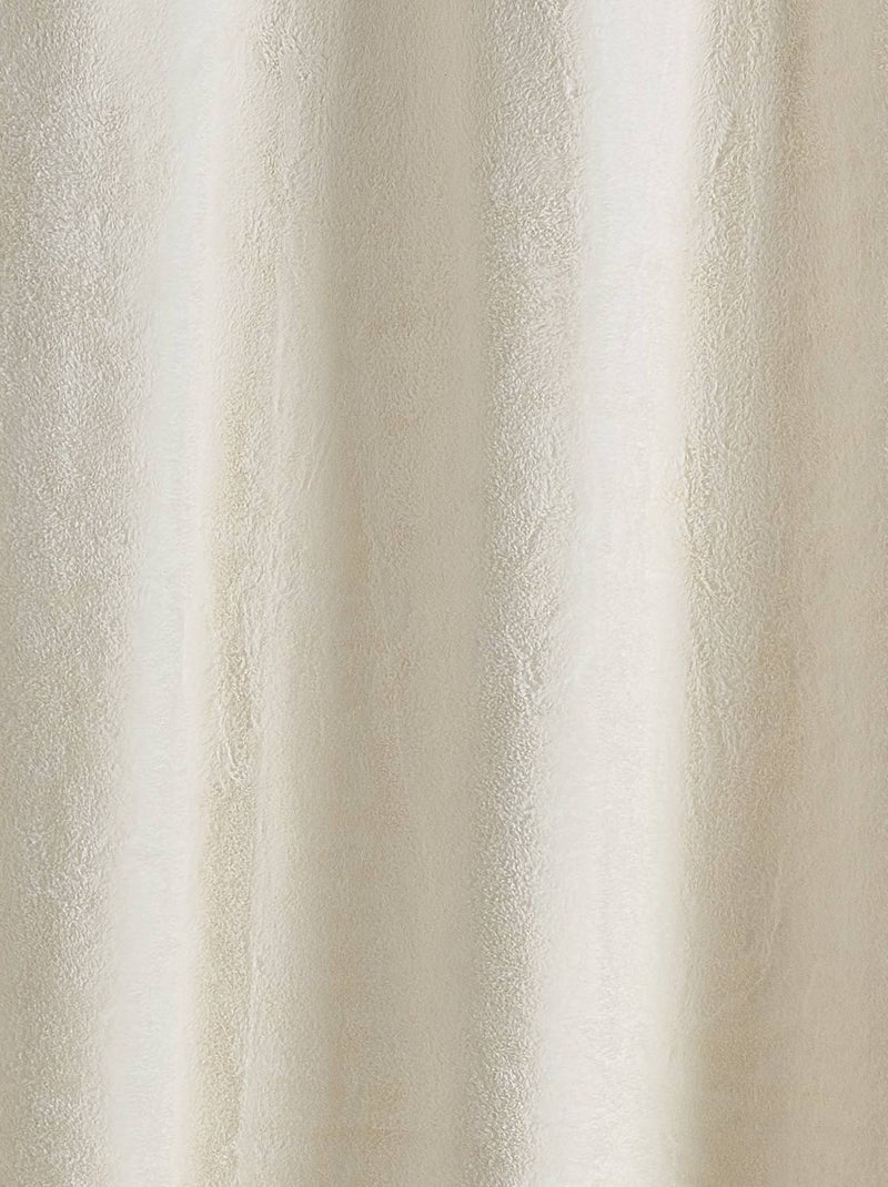 Cortina espessa em imitação de pelo polar Branco - Kiabi