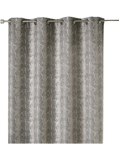 Cortina grossa em jacquard com padrão de cobra - Kiabi