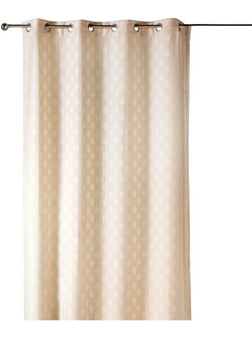 Cortina jacquard com motivos arredondados, de peso - Kiabi Cortina jacquard com motivos arredondados, de peso - Kiabi