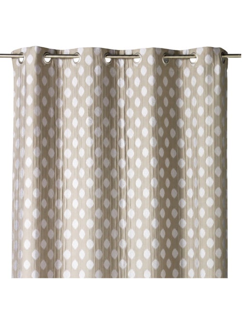 Cortina jacquard com motivos arredondados, de peso - Kiabi Cortina jacquard com motivos arredondados, de peso - Kiabi