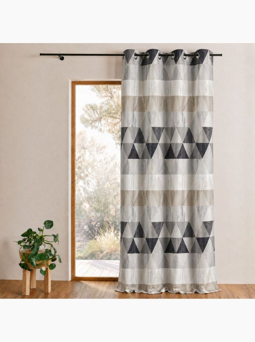 Cortina jacquard triangular - Kiabi