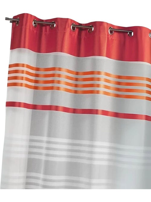 Cortina leve com riscas horizontais - Kiabi