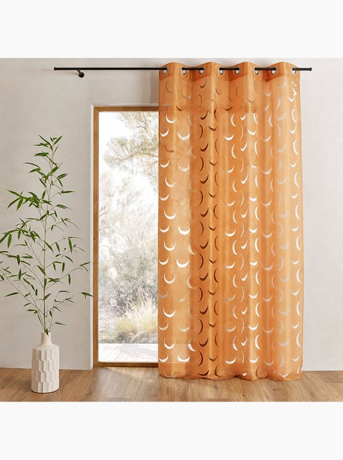 Cortina leve de tafetá com padrão recortado a laser - Kiabi