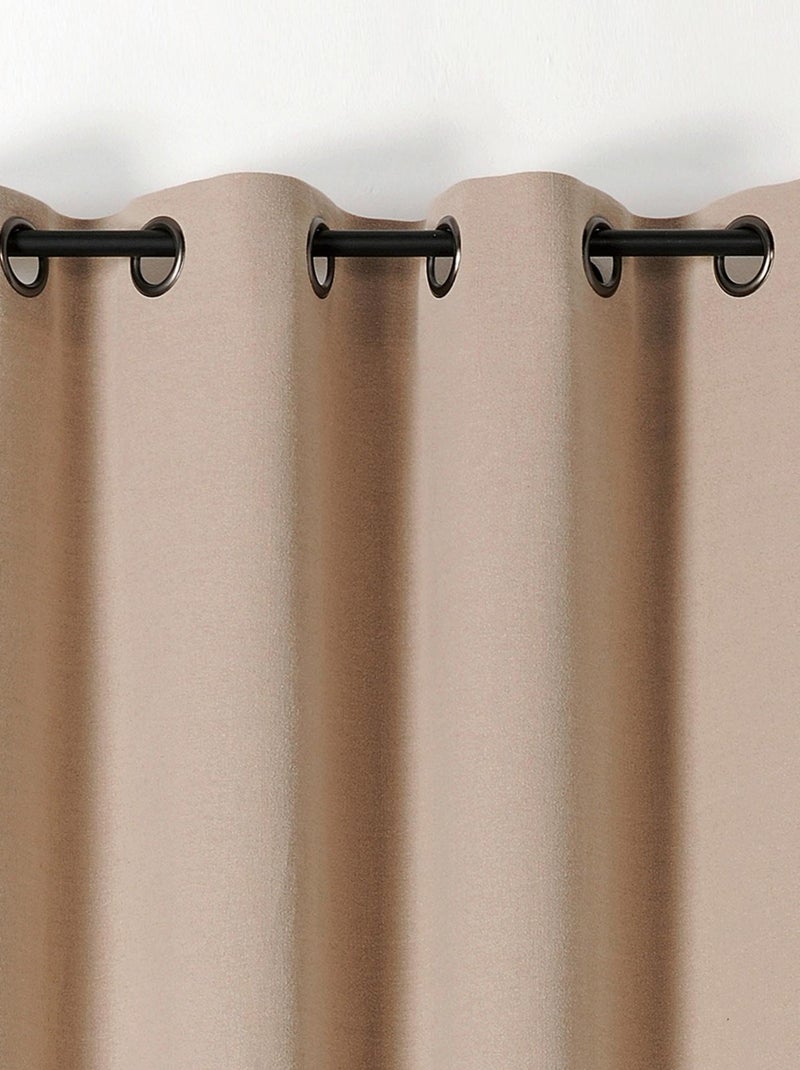 Cortina libeccio 100% linho Bege - Kiabi