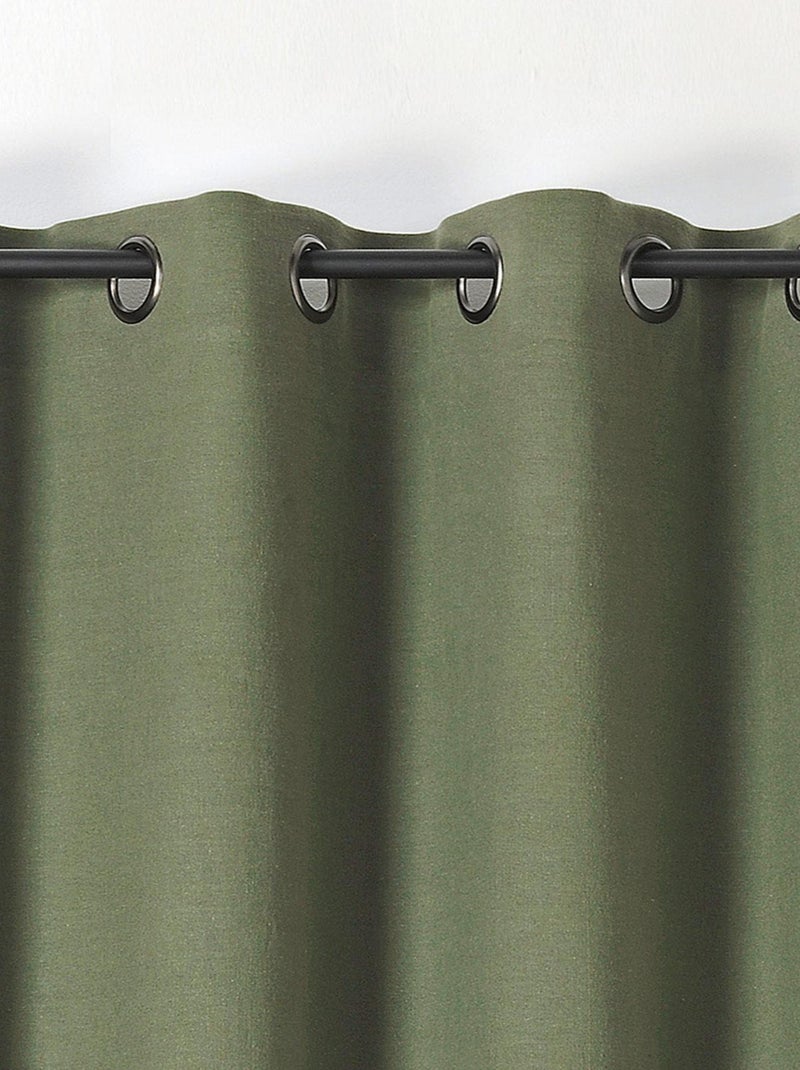 Cortina libeccio 100% linho Verde - Kiabi