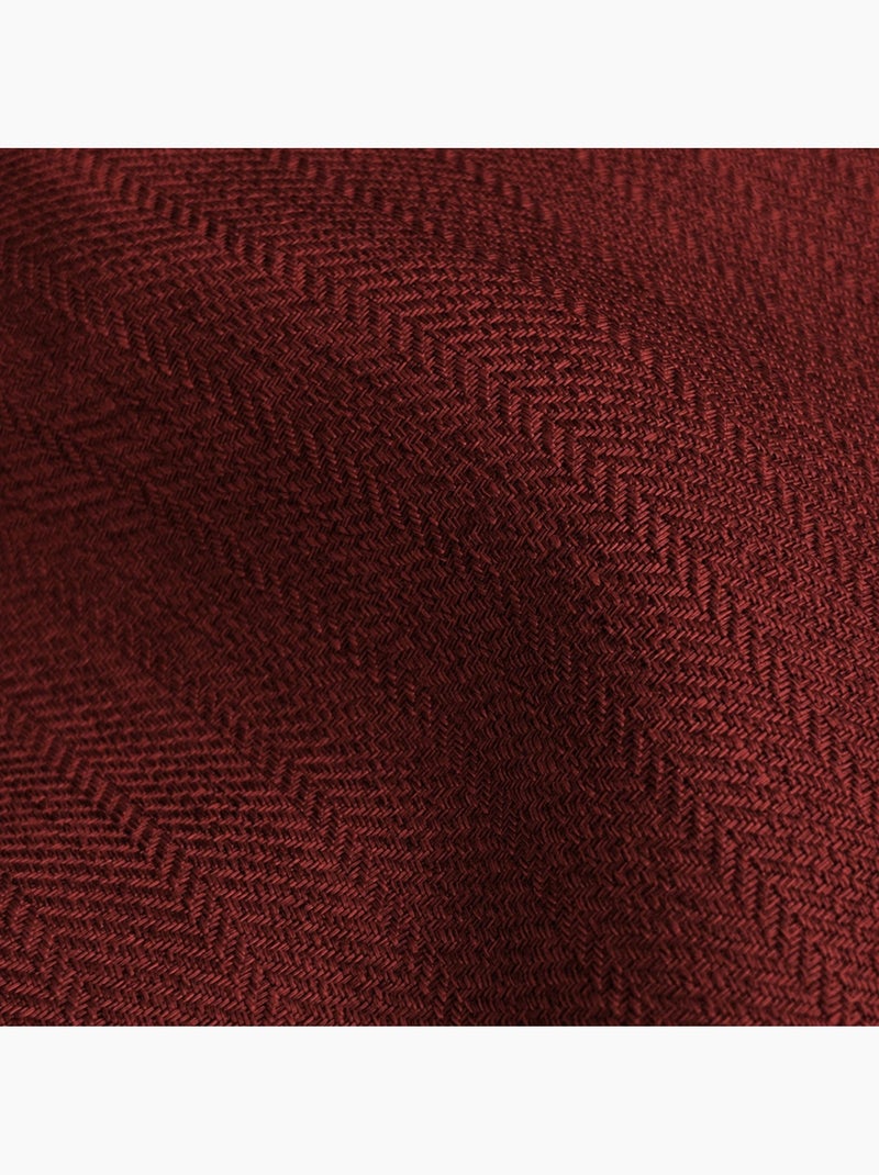 Cortina lisa com ilhós Vermelho - Kiabi
