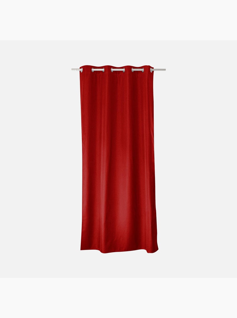 Cortina lisa isolante e térmica Vermelho - Kiabi